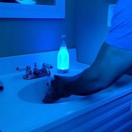 LED svietiaca nádoba na mydlo