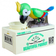 Detská pokladnička papagáj - rôzne farby