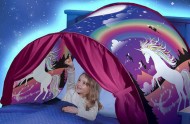 Magický stan na posteľ - pre pokojné spanie detičiek - viac druhov
