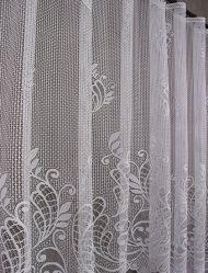 Žakárová hotová záclona Clea oblúk veľkosť: 160 x 500cm