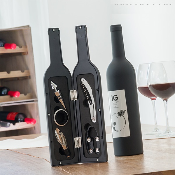 Súprava na Víno Fľaša InnovaGoods (5 častí) Súprava na Víno Fľaša InnovaGoods (5 častí)
