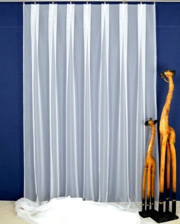 Napoly priehľadný tylový zaves-záclona 160cm