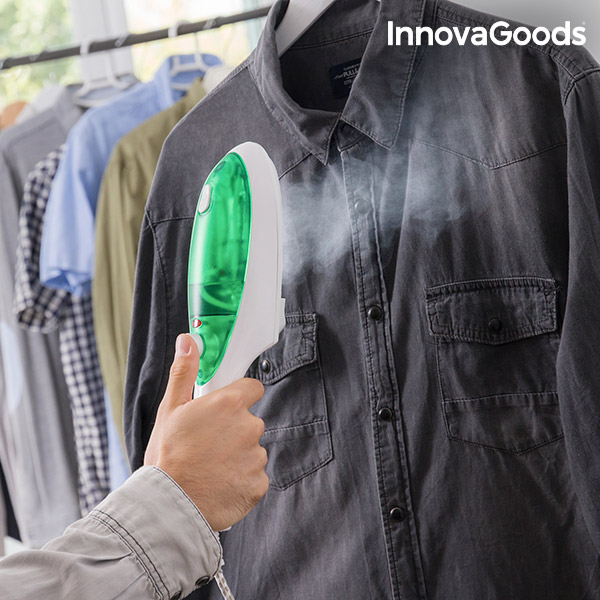 Parná Žehliaca Stanica InnovaGoods 800W Bielo-zelená Parná Žehliaca Stanica InnovaGoods 800W Bielo-zelená