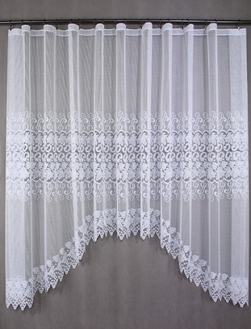 Oblúková záclona Regina, veľkosť: oblúk 160x300cm