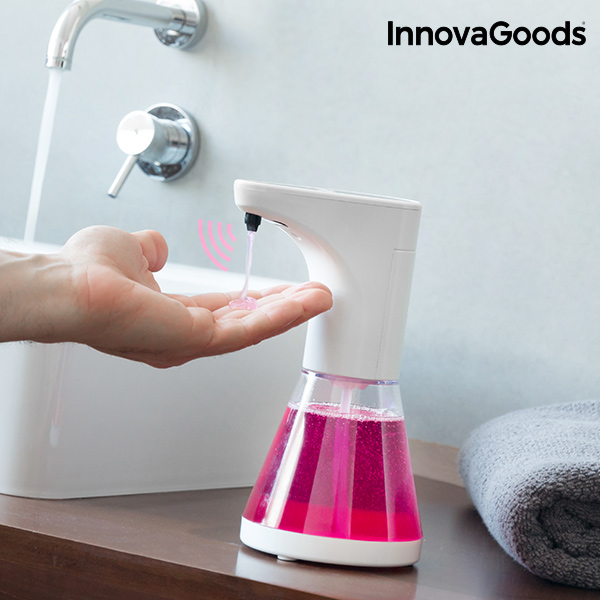Automatický Dávkovač Mydla s Čidlom S520 InnovaGoods Automatický Dávkovač Mydla s Čidlom S520 InnovaGoods