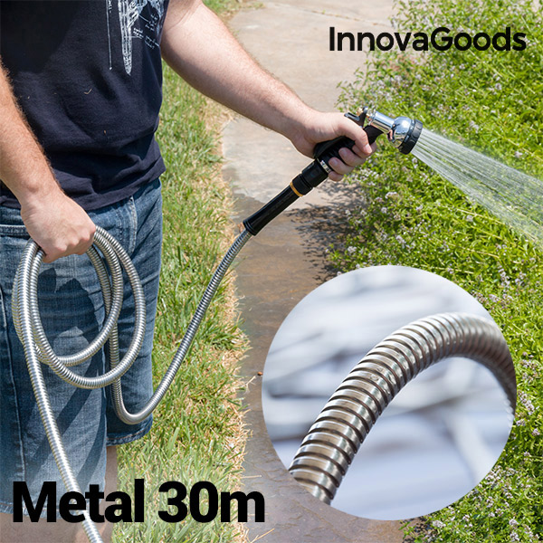 Nerozbitná Kovová Hadica InnovaGoods (30 m) Nerozbitná Kovová Hadica InnovaGoods (30 m)