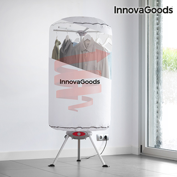 Prenosný Sušiak na Bielizeň InnovaGoods 1000 W Biely Prenosný Sušiak na Bielizeň InnovaGoods 1000 W Biely