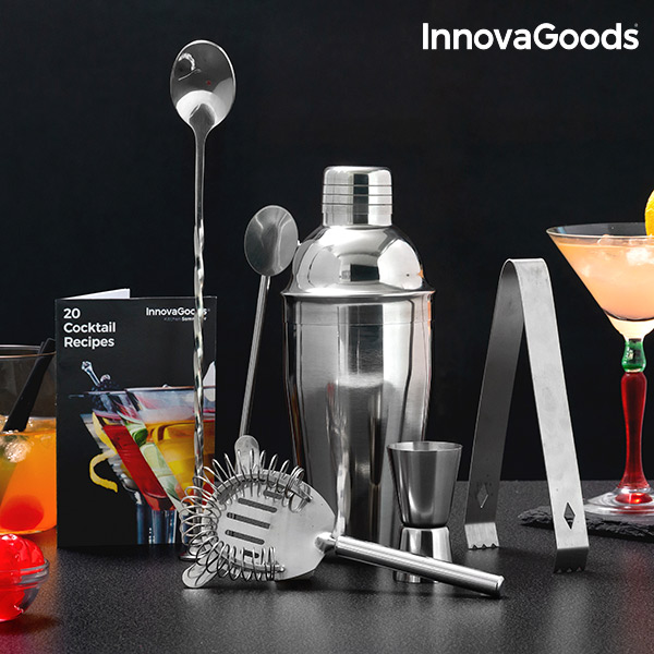 Set na Koktaily s Knihou Receptov InnovaGoods (6 častí) Set na Koktaily s Knihou Receptov InnovaGoods (6 častí)